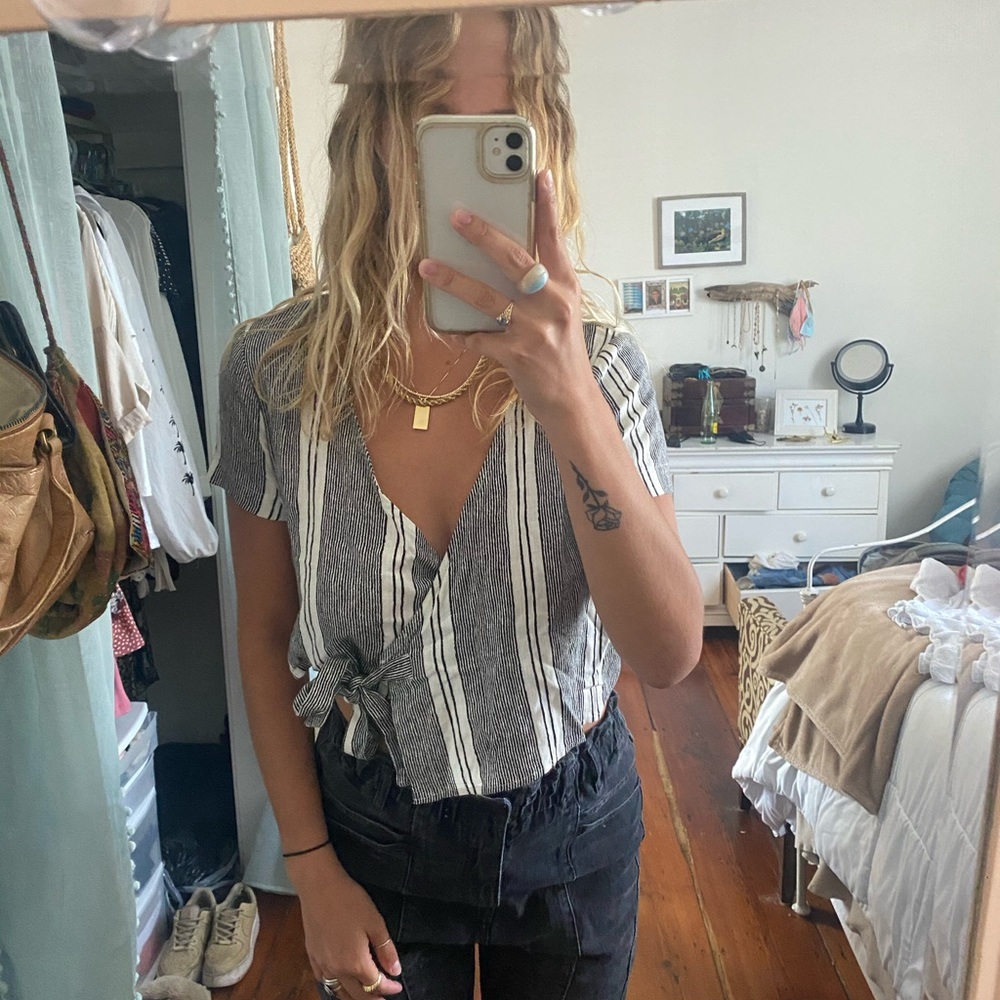 Urban Outfitters Medium Black and White Top